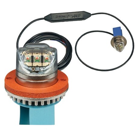 Ecco HIDE-A-LED, 6LED, AMBER, WHITE, 12VDC 9013AC